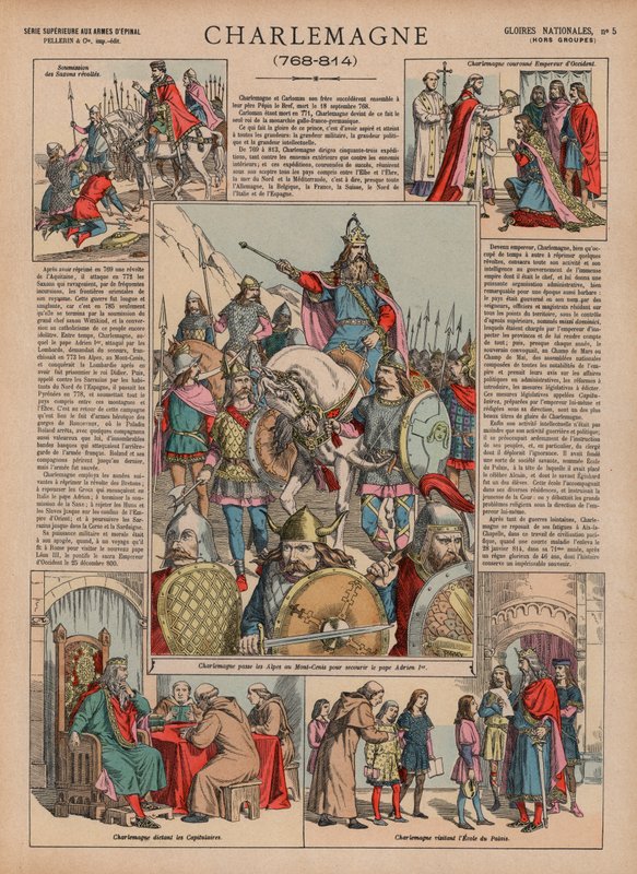 Charlemagne, 768-814 - French School