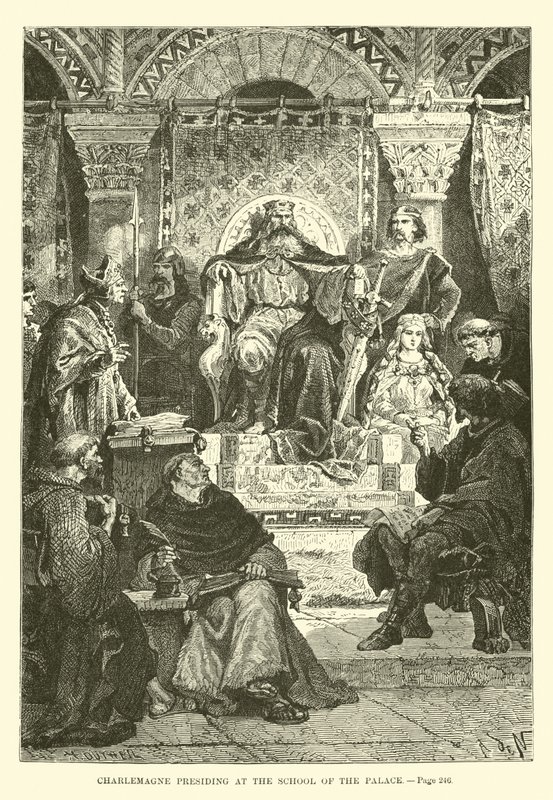 Charlemagne présidant à l