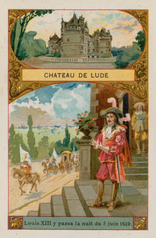 Château de Lude, où Louis XIII a passé la nuit de juin 1619 - French School