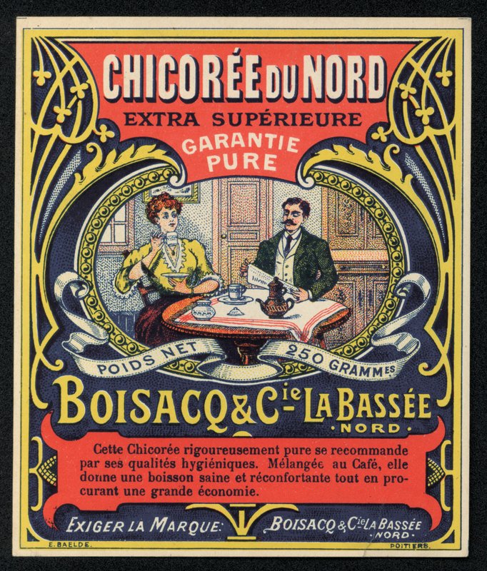 Chicorée du Nord, Boisacq et Cie la Bassée, publicité - French School