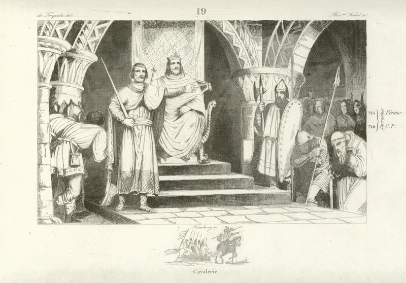 Chilpéric II, roi des Francs - French School