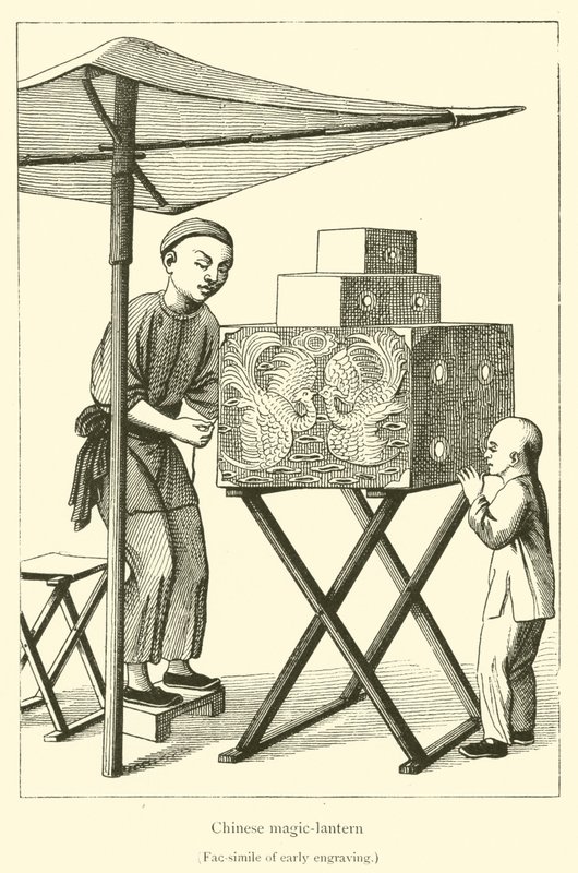 Lanterne magique chinoise - French School