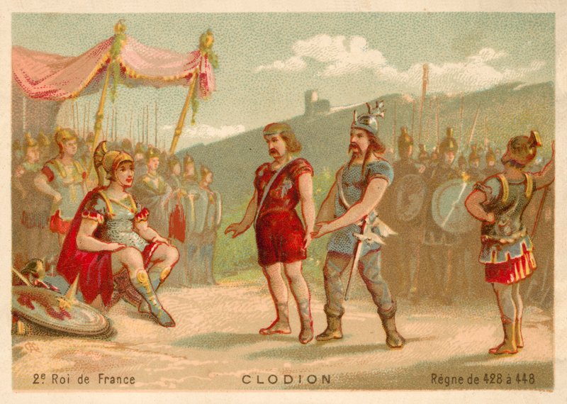 Chlodio, roi des Francs saliens - French School