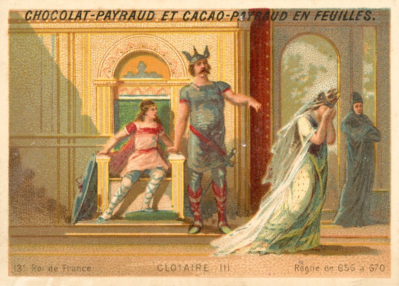 Clotaire III, roi franc de Neustrie et de Bourgogne - French School