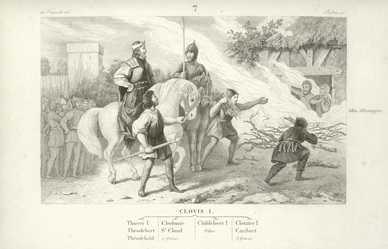 Clotaire Ier, roi des Francs - French School