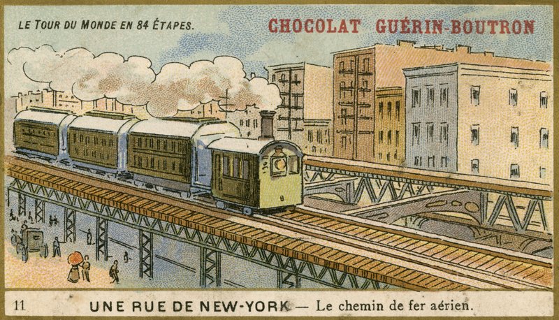 Carte commerciale Chocolat Guérin Boutron - French School