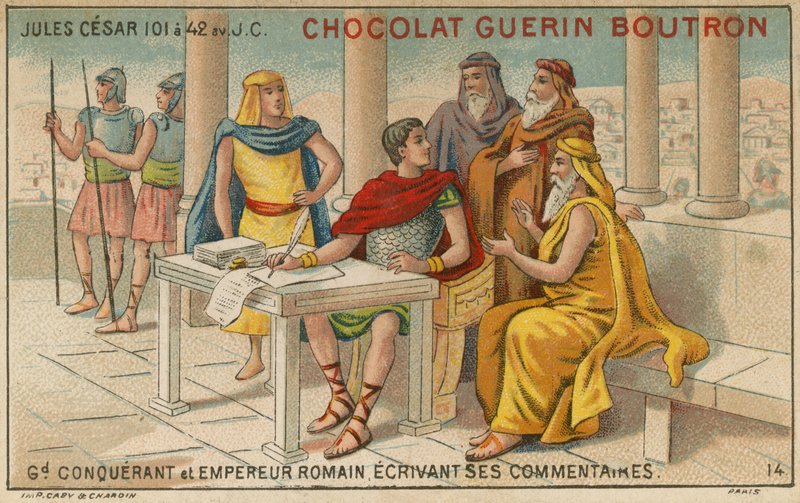 Carte commerciale Chocolat Guérin Boutron - French School