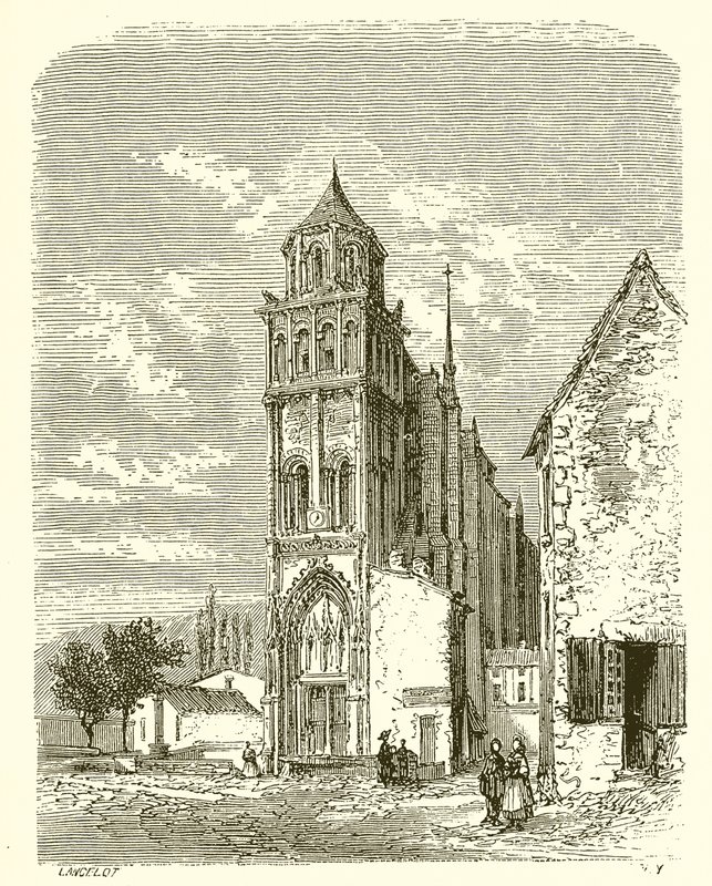 Église de Sainte-Radegonde à Poitiers - French School