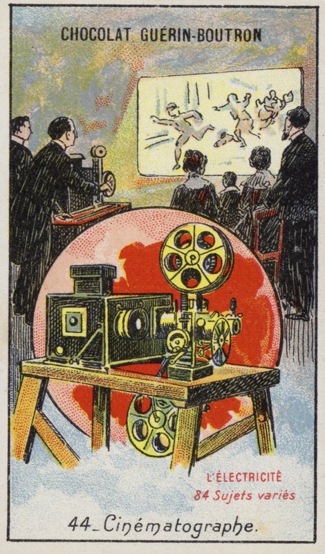 Cinéma (chromolithographie) - French School