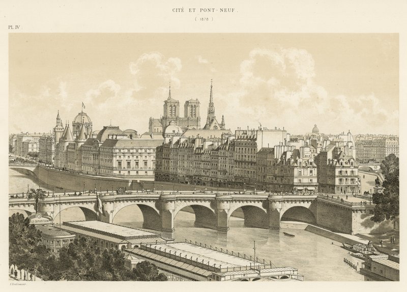 Cité et Pont-Neuf, 1878 - French School