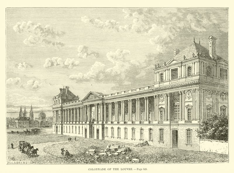 Colonnade du Louvre - French School