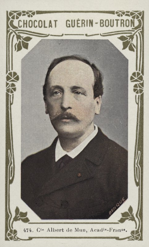 Comte Albert de Mun, Académie Française - French School