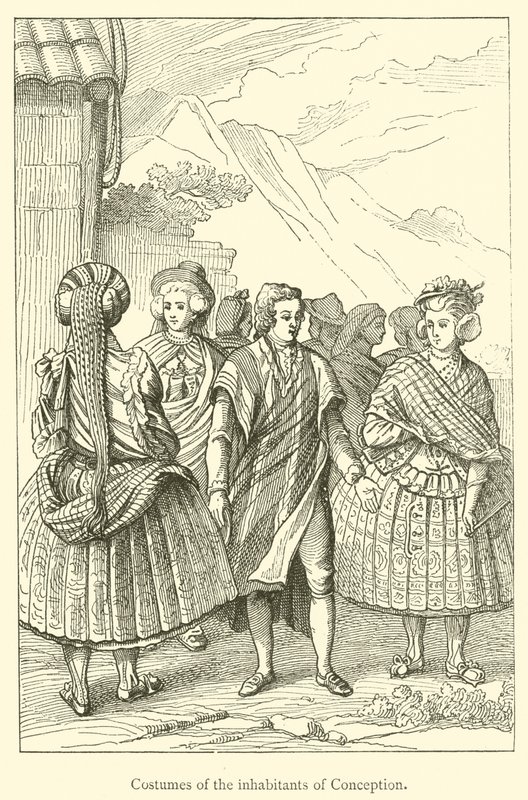 Costumes des habitants de Conception - French School