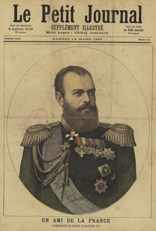 Couverture du Petit Journal, 14 mars 1891 - French School