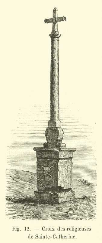 Croix des religieuses de Sainte-Catherine - French School