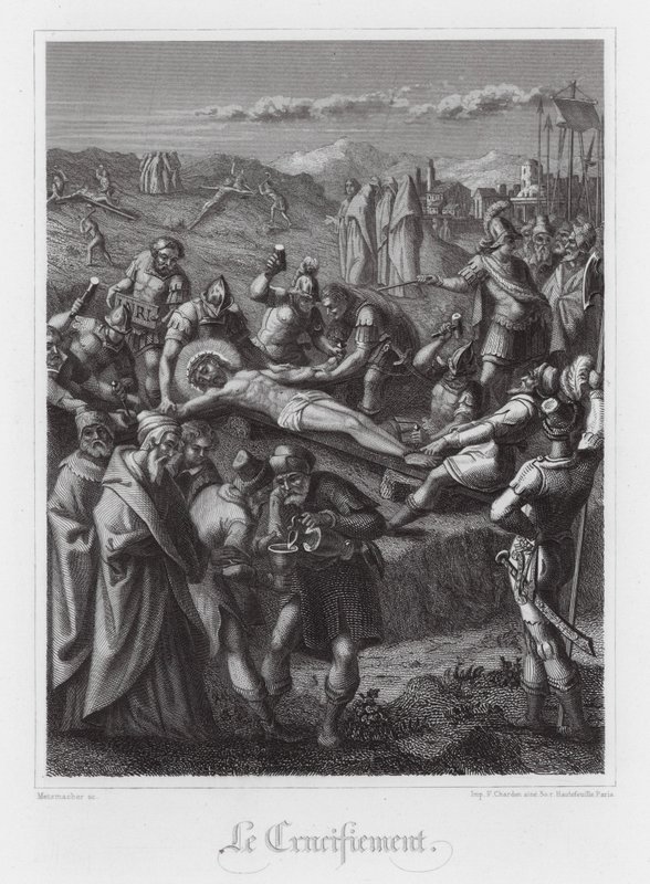 Crucifixion de Jésus-Christ - French School