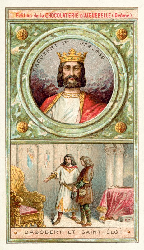 Dagobert Ier et Saint Éloi, 7ème siècle - French School