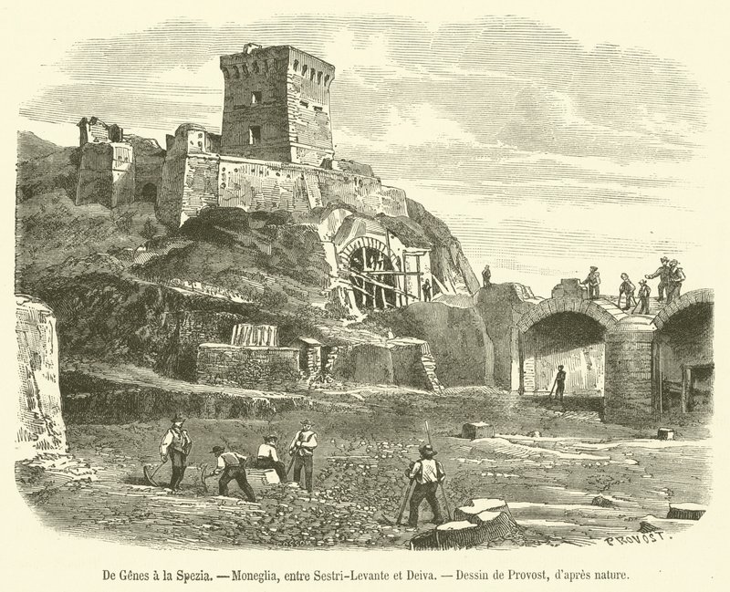 De Gênes à la Spezia, Moneglia, entre Sestri-Levante et Deiva - French School