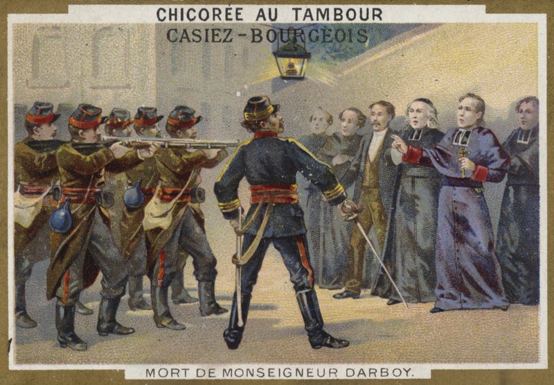 Mort de Mgr Darboy, archevêque de Paris, 1871 - French School