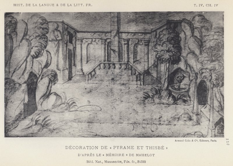 Décoration de Pyrame et Thisbé - French School