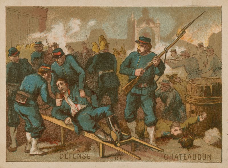 Défense de Châteaudun en 1870 - French School
