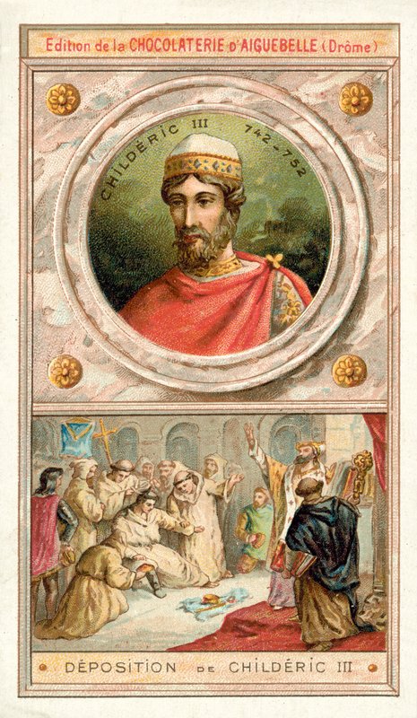 Déposition de Childéric III, 752 - French School