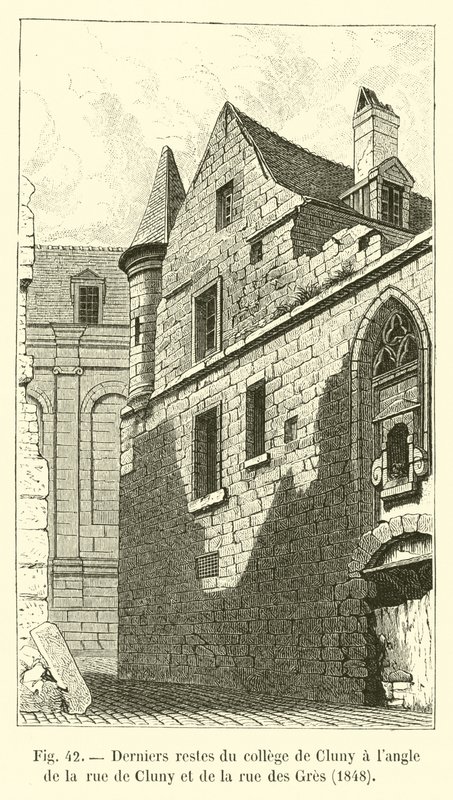 Derniers restes du collège de Cluny à l