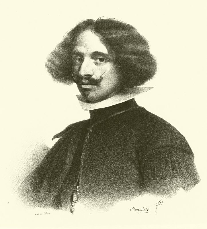 Diego Rodriguez de Silva y Velazquez, portrait - French School