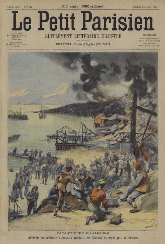 Incendie désastreux à Ålesund, Norvège - French School