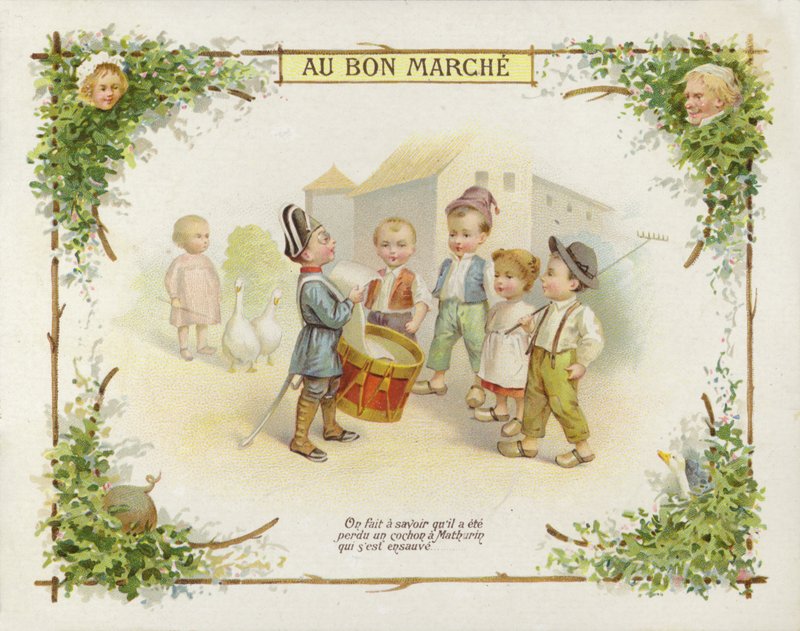 Garçon tambour parlant aux enfants - French School