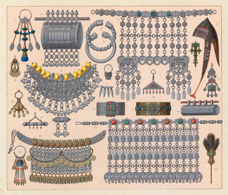 Costume oriental - French School
