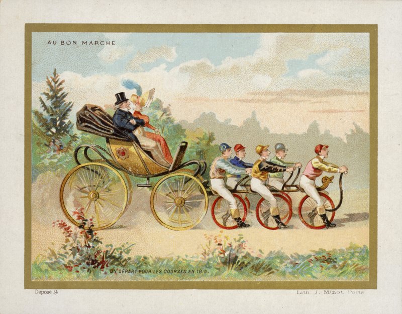 Carrosse ancien excentrique - French School