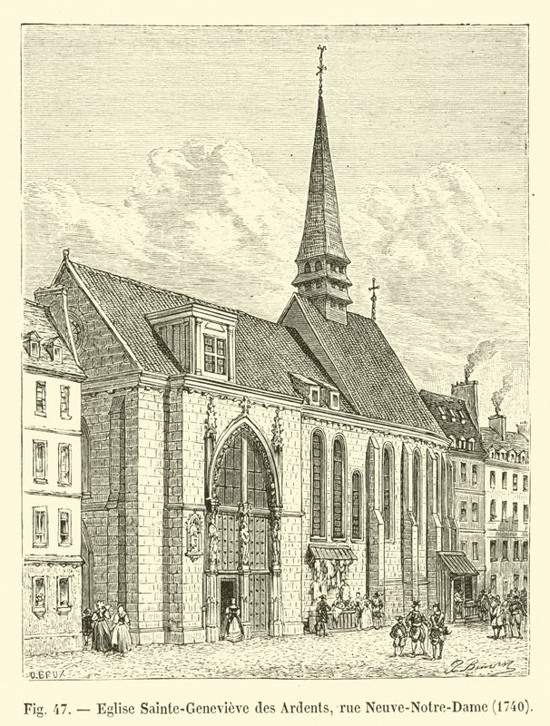 Église Sainte-Geneviève des Ardents, rue Neuve-Notre-Dame, 1704 - French School