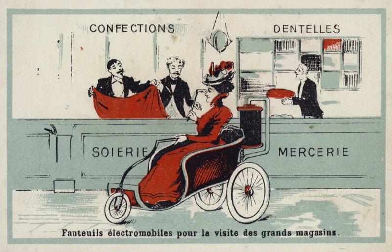 Fauteuils électriques pour visiter les grands magasins - French School