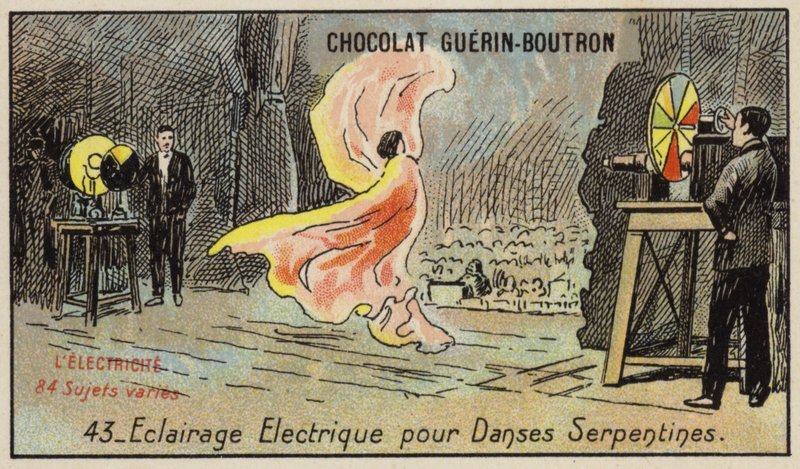 Éclairage électrique pour la danse serpentine - French School