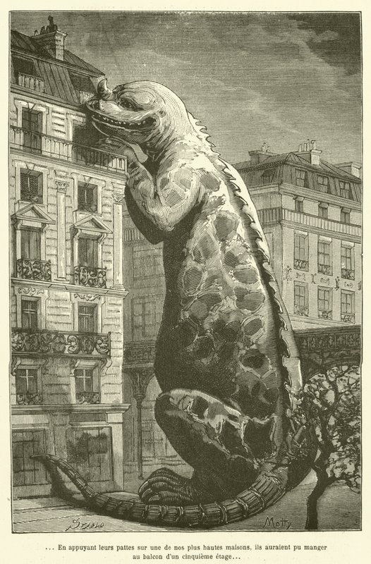 ... En appuyant leurs pattes sur une de nos plus hautes maisons, ils auraient pu manger au balcon d