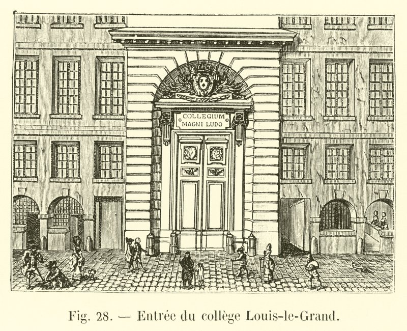 Entrée du collège Louis-le-Grand - French School