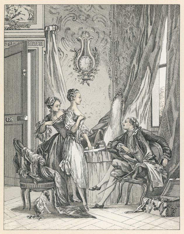 Costume européen du XVIIIe siècle - French School