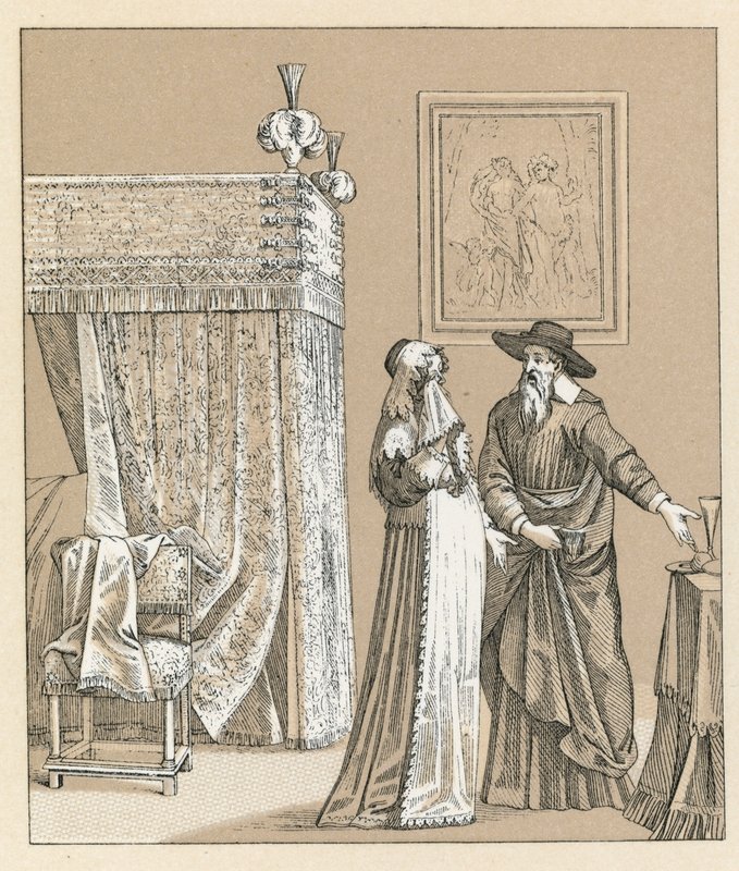 Costume européen du XVIIe siècle - French School
