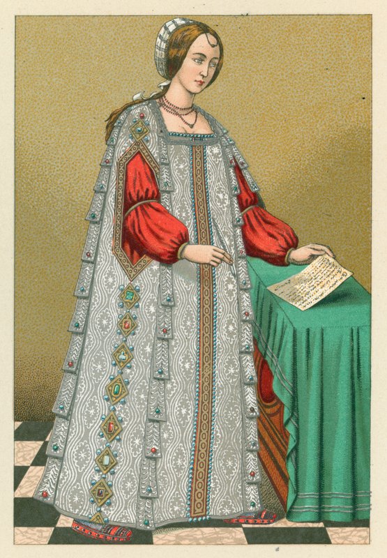 Costume européen du XVIe siècle - French School