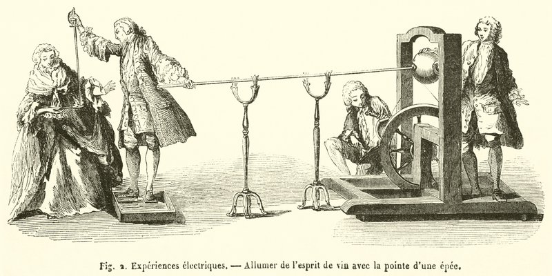 Expériences électriques, Allumer de l
