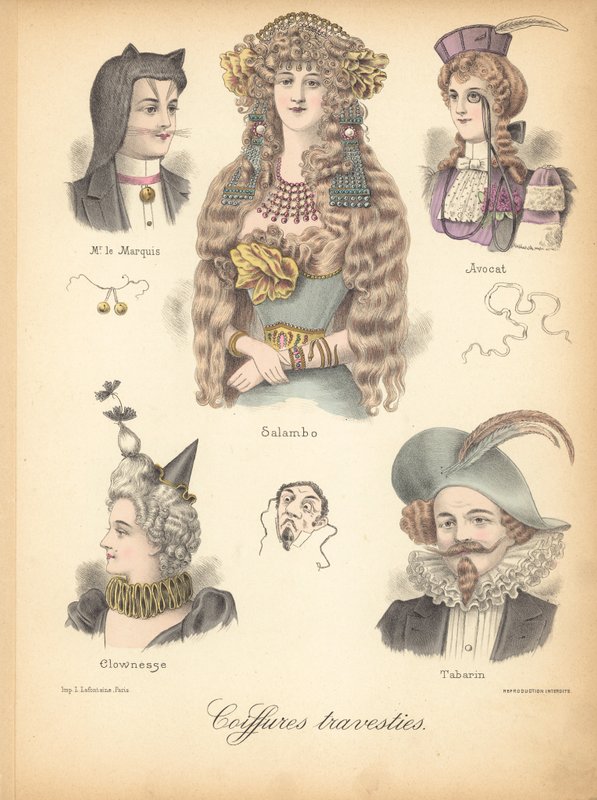 Coiffures extraordinaires - French School
