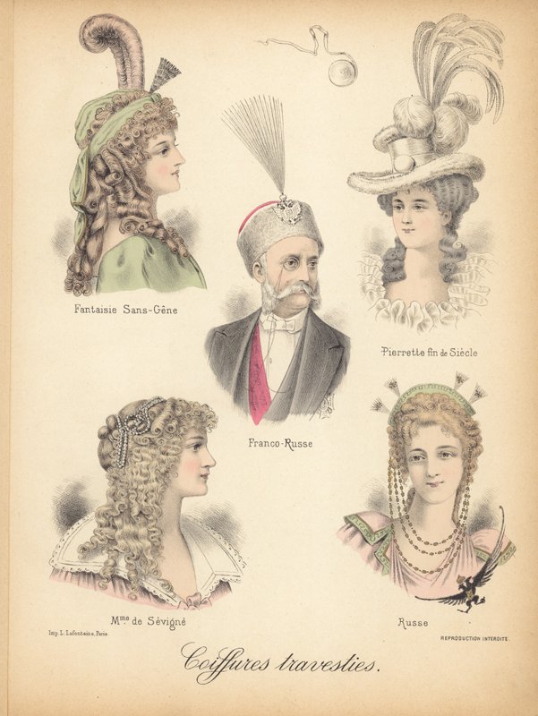 Coiffures extraordinaires - French School