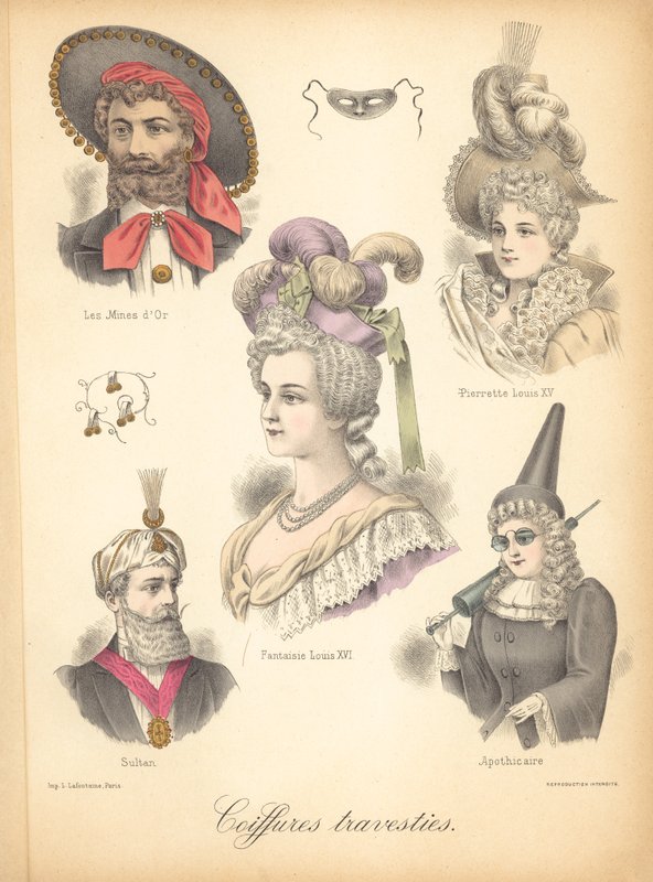 Coiffures extraordinaires - French School