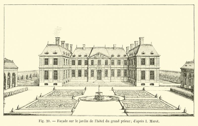 Façade sur le jardin de l