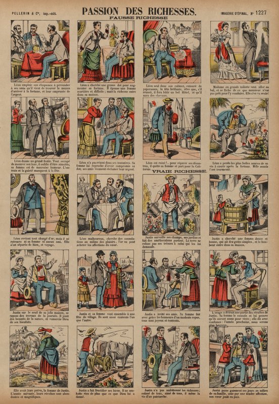 Richesses fausses et vraies - French School