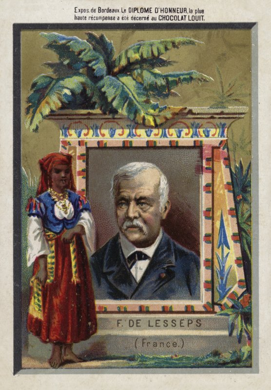 Ferdinand de Lesseps, entrepreneur français et constructeur de canaux - French School