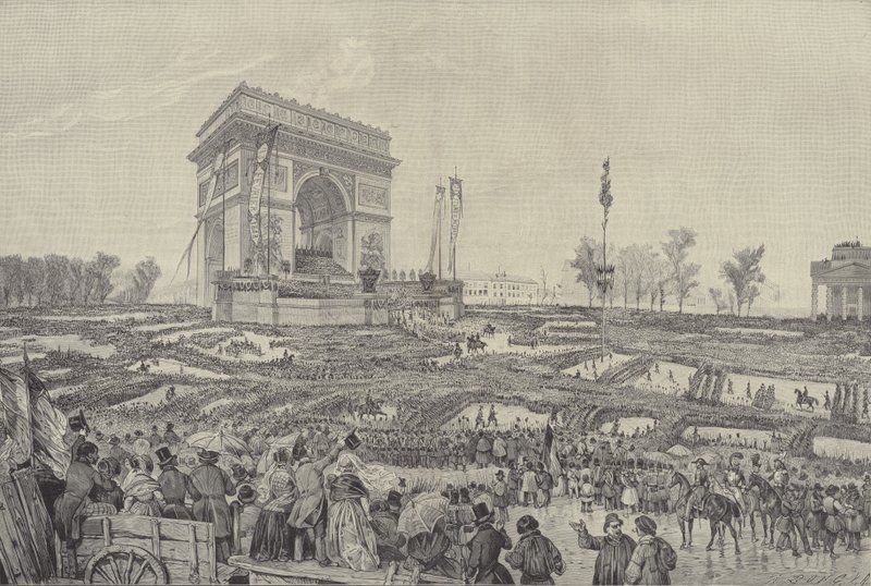 Fête de la fraternité devant l