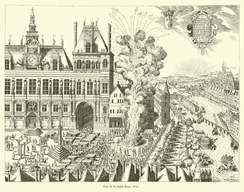 Feu de la Saint-Jean, 1615 - French School