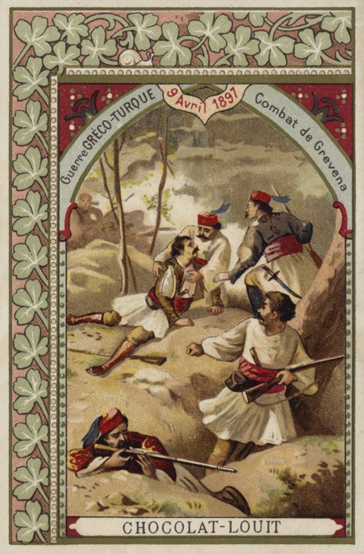 Combats à Grevena, guerre gréco-turque, 9 avril 1897 - French School